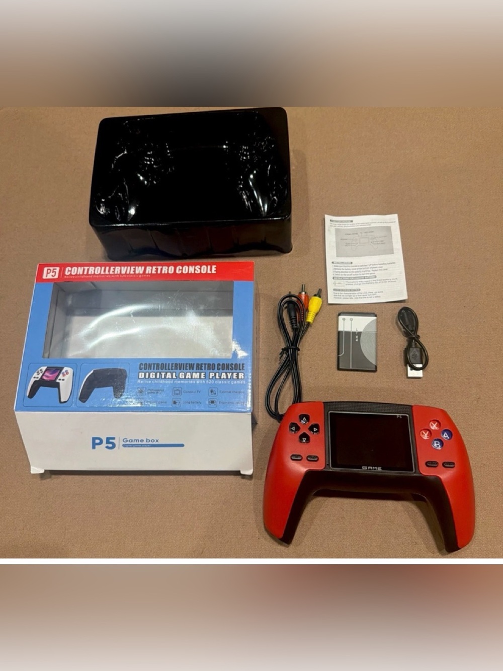 Retro Handheld Console - Red - Picture 2 of 3